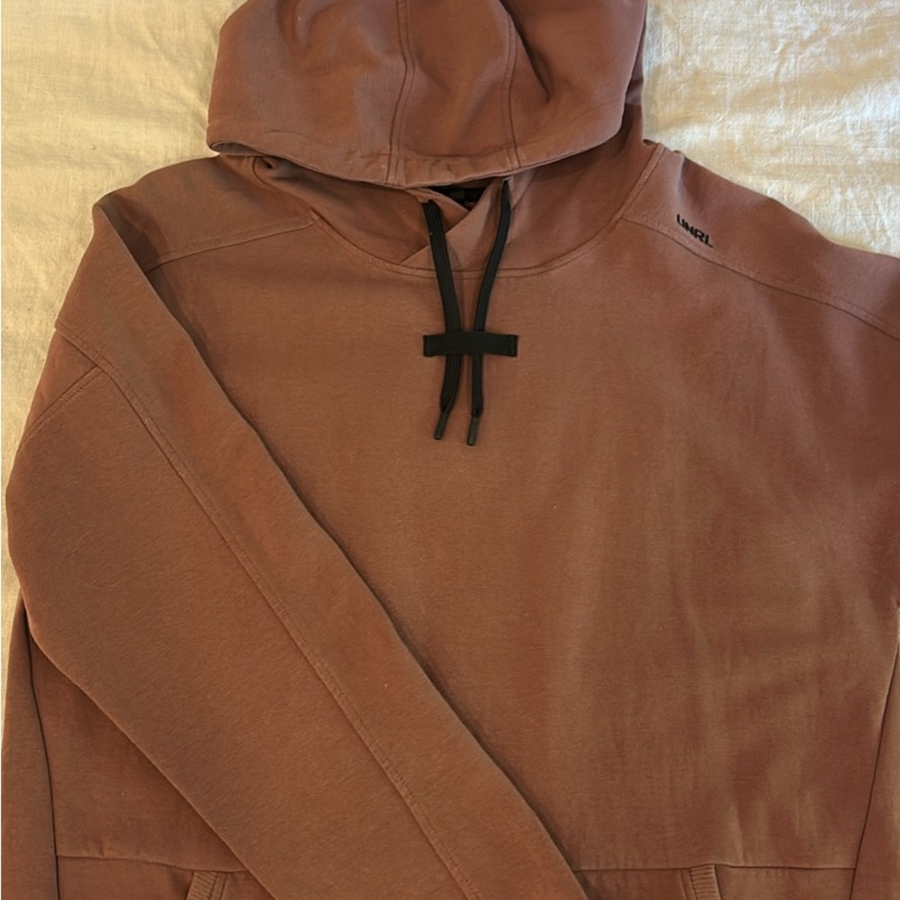 UNRL Men's Brown/Copper Hoodie
